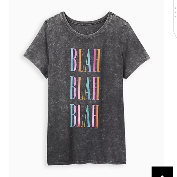 🆕TRIBLEND BLAH BLAH BLAH GREY WASH - Picture 3 of 3